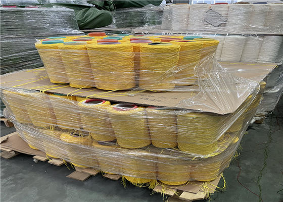 Cream Yellow C Shape Synthetic Filament Yarn 9500d With Stem